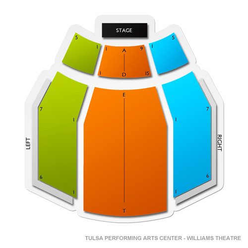 Tulsa Performing Arts Center - Williams Theatre Concert Tickets