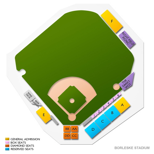 Borleske Stadium Venue Map