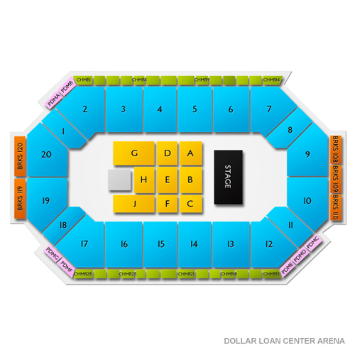 Lee's Family Forum Venue Map