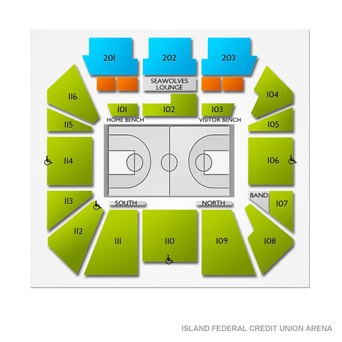 Island Federal Credit Union Arena Seating Chart