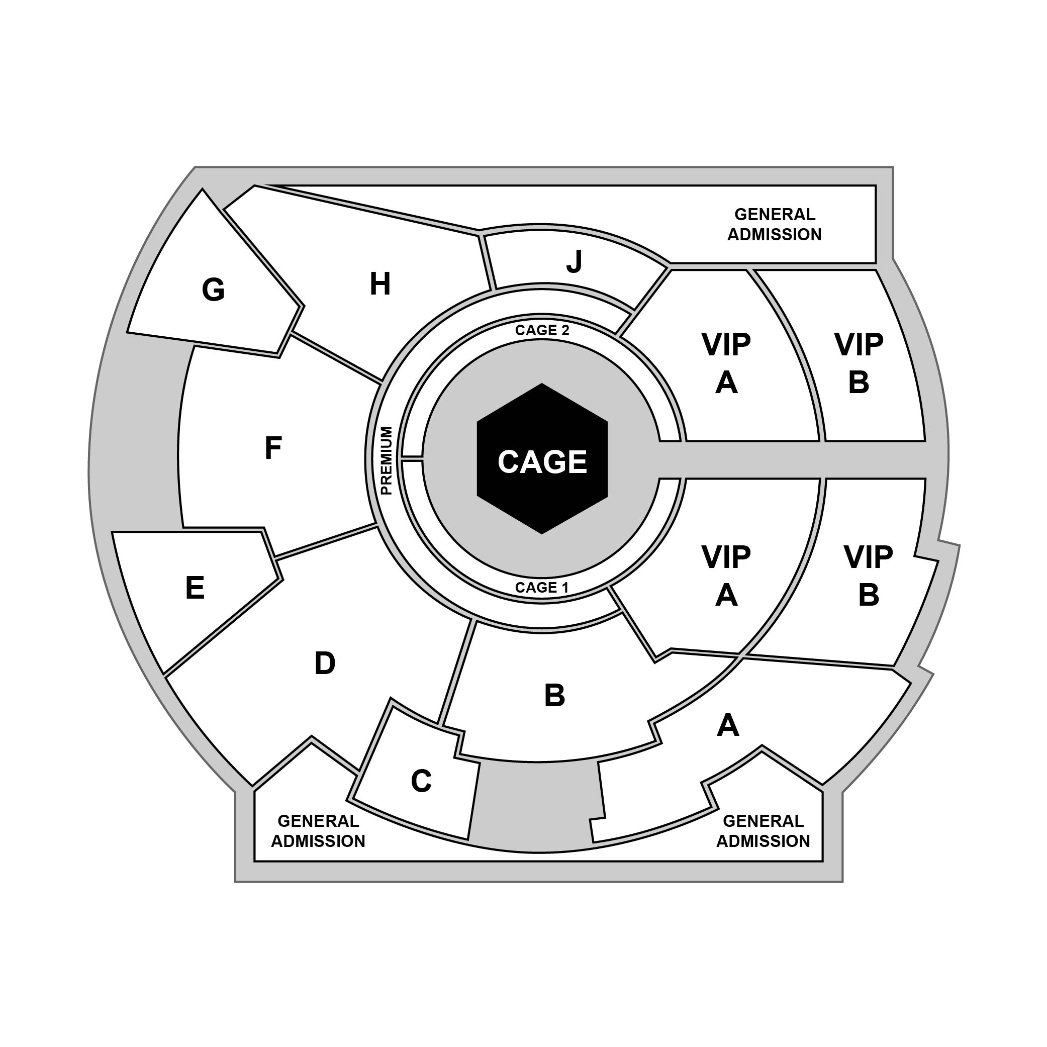 Ameristar St. Charles Venue Map