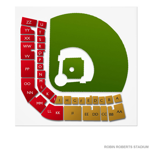 Robin Roberts Stadium at Lanphier Park Venue Map