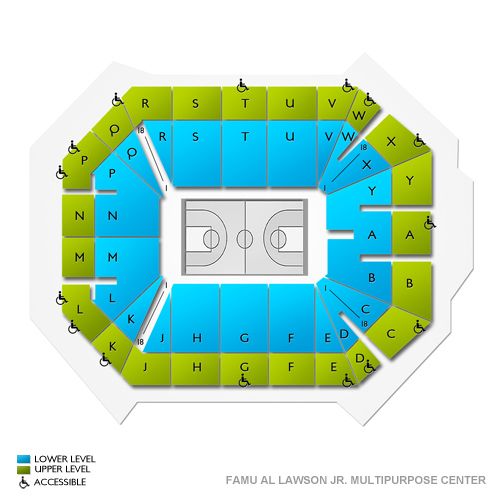 Venue seating map