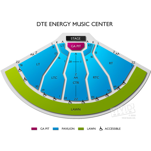Dte Seating Chart With Rows