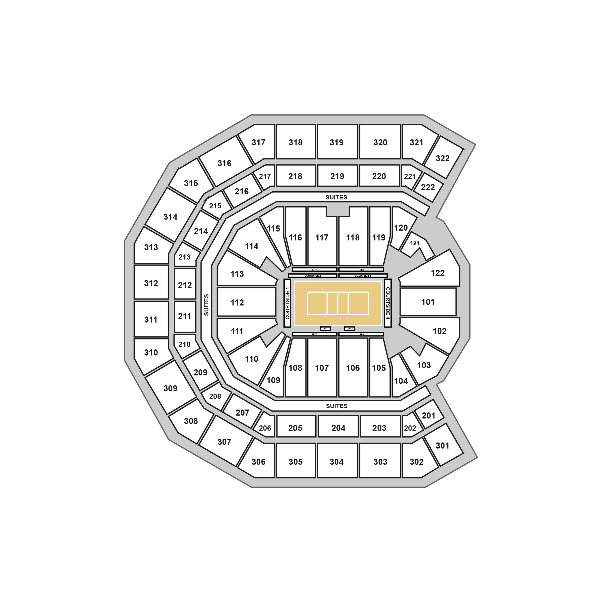 Pinnacle Bank Arena Venue Map