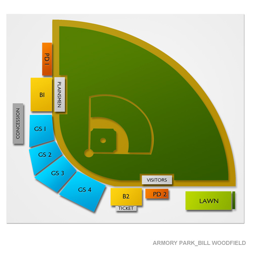 Armory Park - Bill Wood Field Venue Map