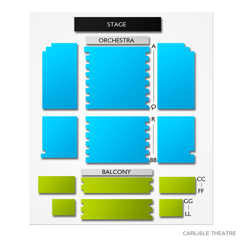 Carlisle Theatre Venue Map