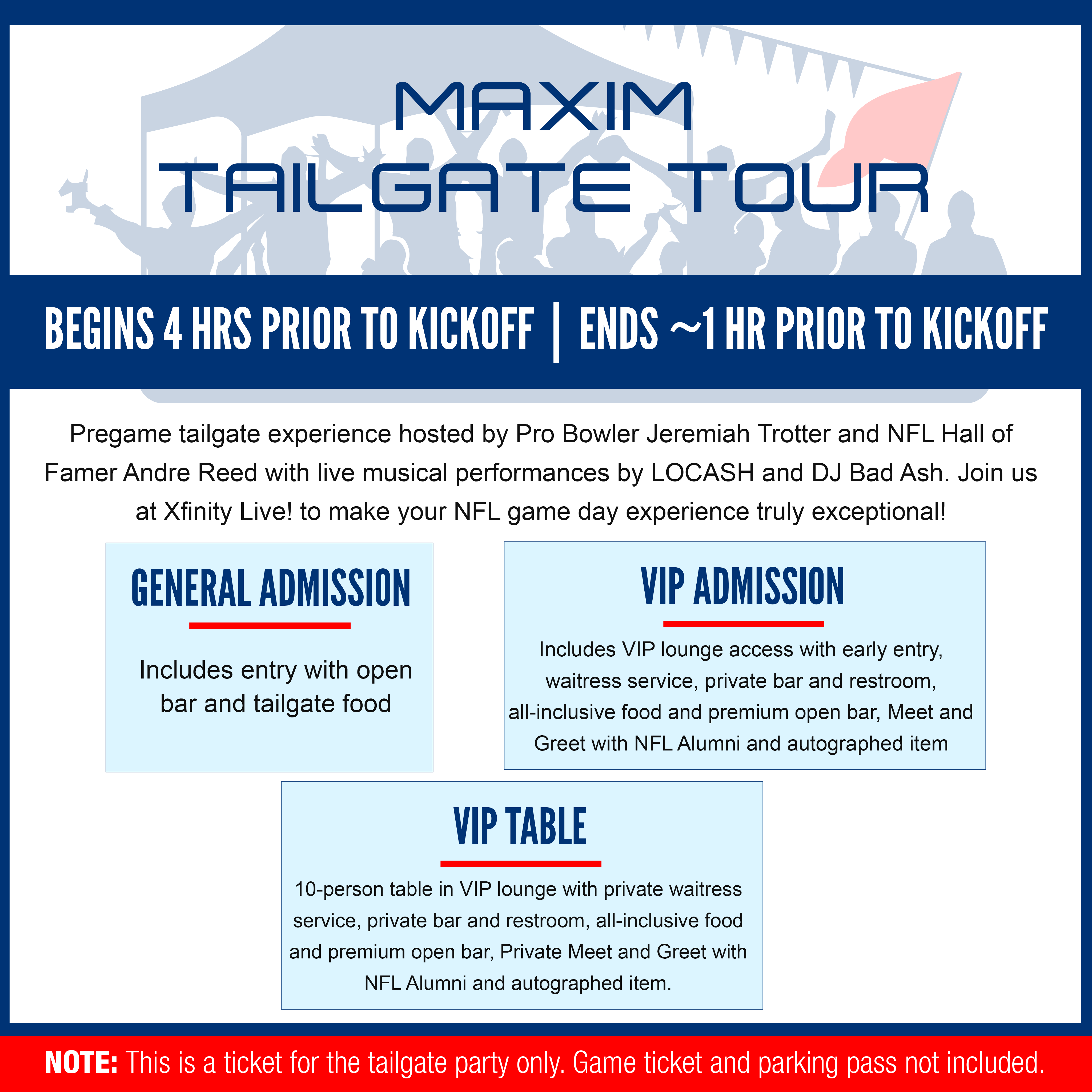 Premium Tailgates Game Day Party: Tennessee Titans vs. Atlanta Falcons  Nashville Meet and Greet & VIP Tickets