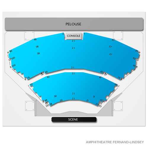 Amphitheatre Fernand-Lindsay Venue Map