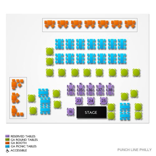 Punchline Philly Seating Chart