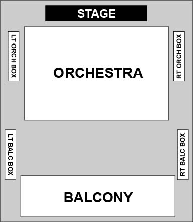Crickets Theater at the Buddy Holly Hall Venue Map