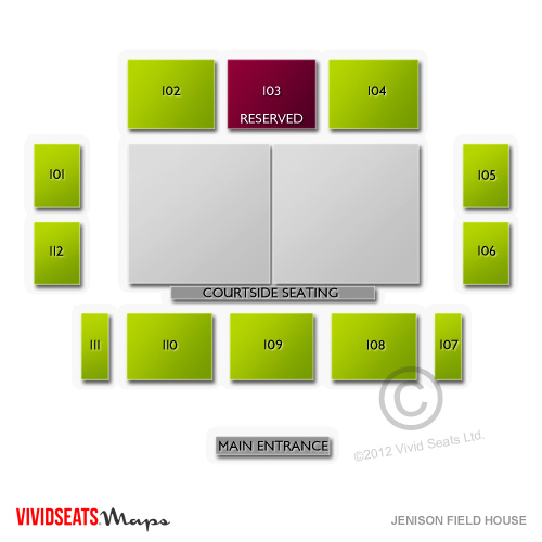 Jenison Field House Seating Chart | Vivid Seats