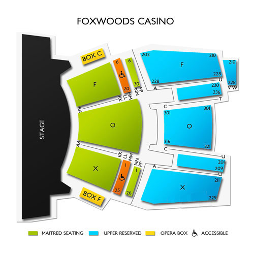 foxwoods casino grand theater seating chart