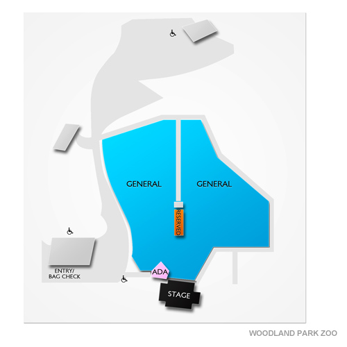 Woodland Park Zoo Venue Map