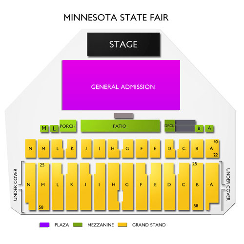 Minnesota State Fair Venue Map