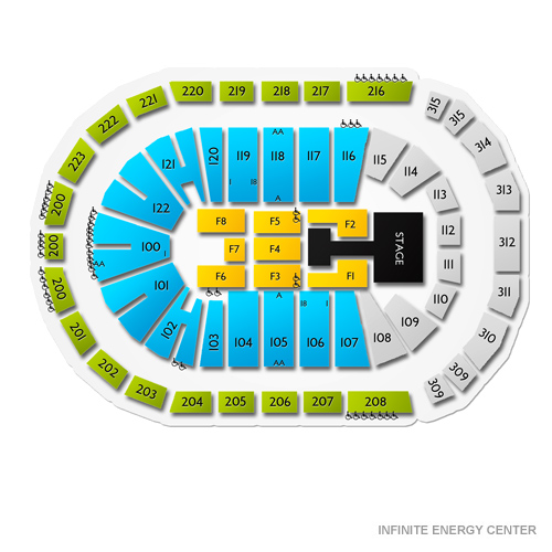 Infinite Energy Arena Tickets 4 Events On Sale Now Ticketcity