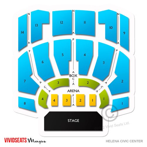 Helena Civic Center Seating Chart | Vivid Seats