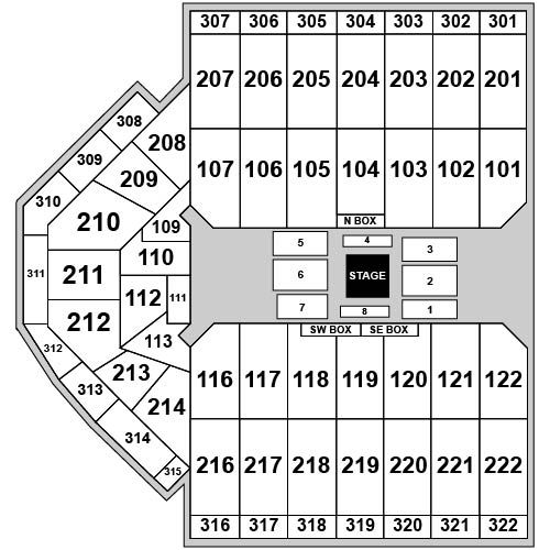 Erie Insurance Arena Venue Map