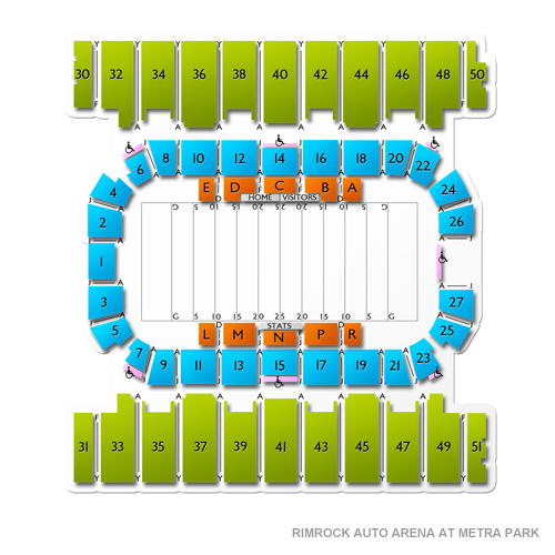 First Interstate Arena Venue Map