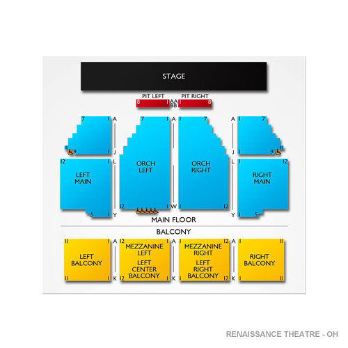 Renaissance Theatre - OH Venue Map