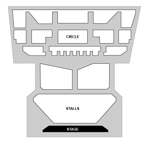 Stockton Globe Theatre Venue Map