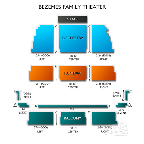 Lindenwood University J. Scheidegger Center for the Arts Seating Chart ...