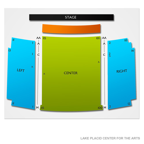 Lake Placid Center For The Arts Venue Map