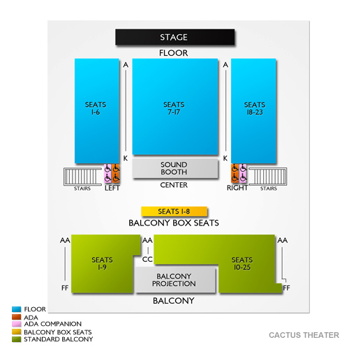 Cactus Theater, Lubbock, TX - Seating Chart & Stage - Lubbock Theater