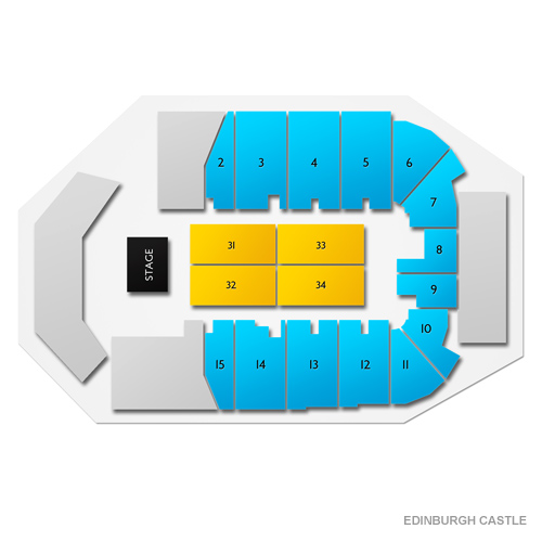Edinburgh Castle Venue Map