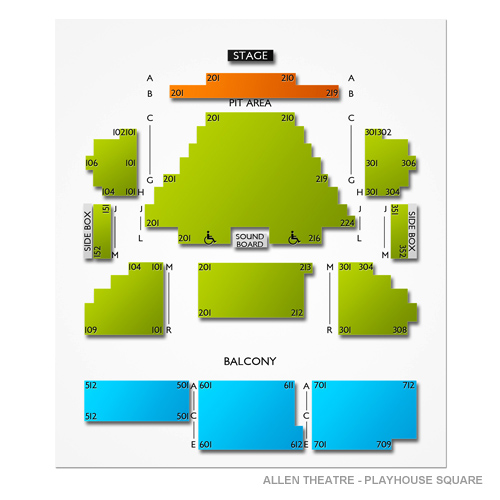 Allen Theater Cleveland Seating Chart
