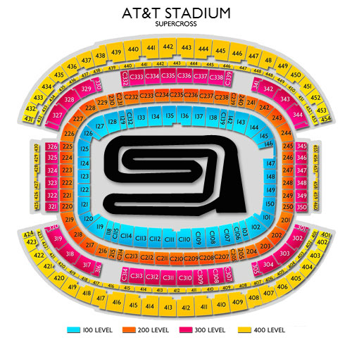 AT&T Stadium Tickets AT&T Stadium Seating Chart Vivid Seats