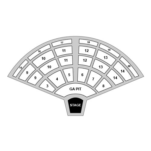 Capitol Federal Amphitheater Venue Map