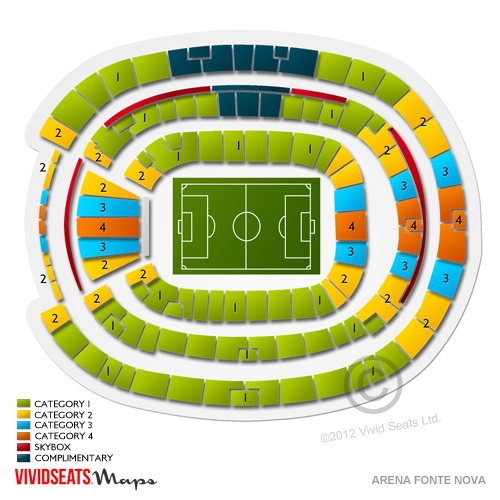 Arena Fonte Nova Seating Chart | Vivid Seats