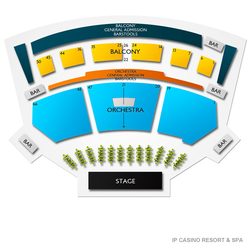Venue seating map