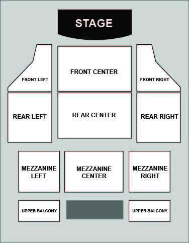 Millwald Theatre Venue Map