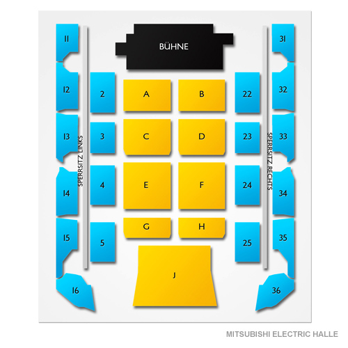 Mitsubishi Electric Halle Venue Map