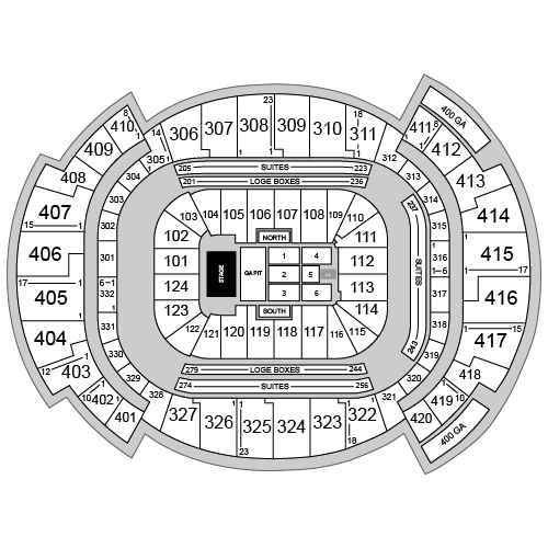 Kaseya Center Venue Map