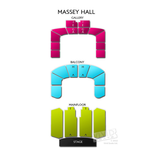 Massey Hall Seating Chart Seat Numbers
