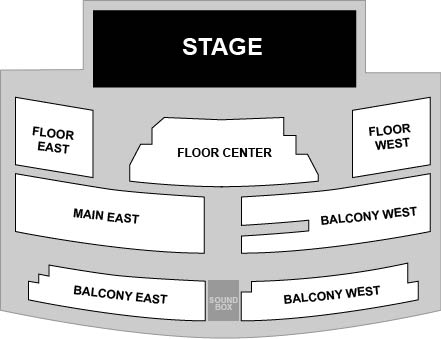 Ohio Star Theater Venue Map