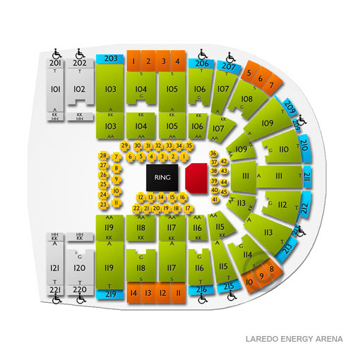 Sames Auto Arena Venue Map