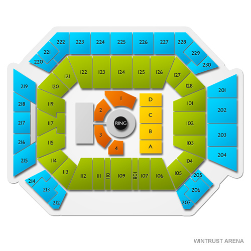 Wintrust Arena Venue Map