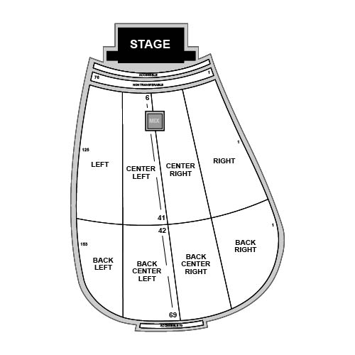 Red Rocks Amphitheatre Venue Map