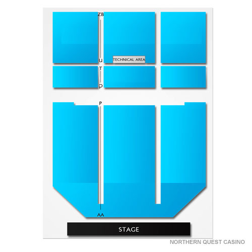 Northern Quest Casino - Pend Oreille Pavilion Venue Map
