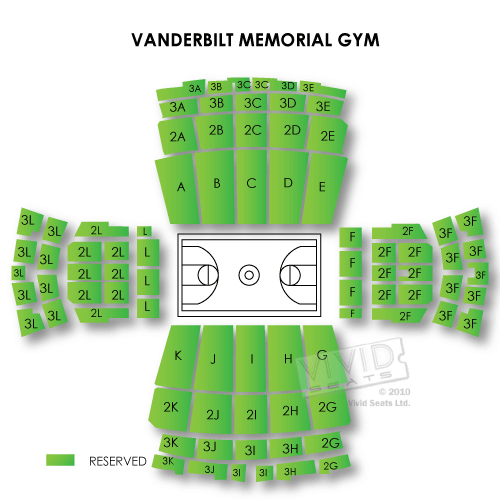 Vanderbilt Memorial Gymnasium Seating Chart