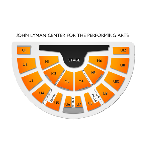 John Lyman Center Seating Chart