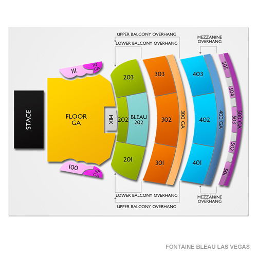 Fontainebleau Las Vegas Venue Map