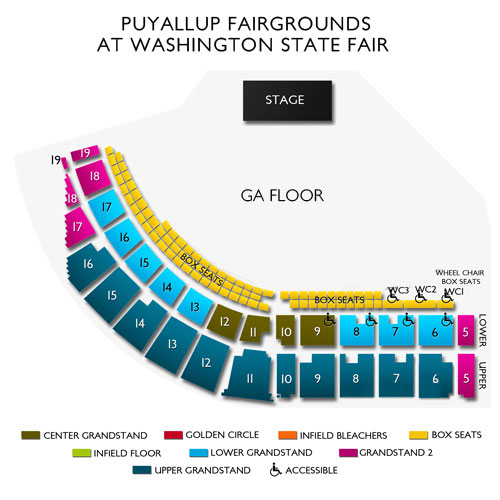 Wa State Fair Concert Seating Chart