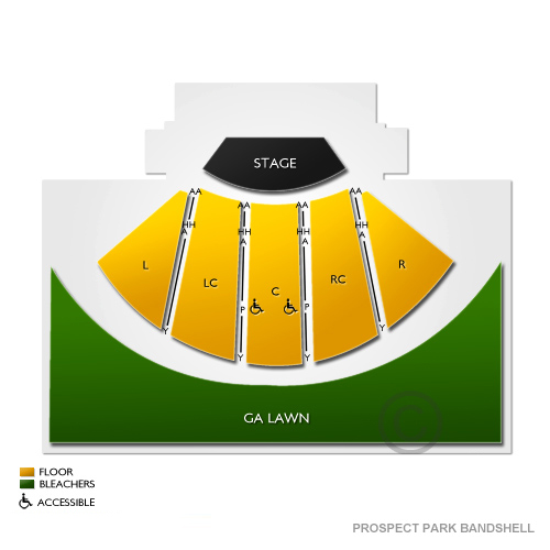 Prospect Park Bandshell Seating Chart