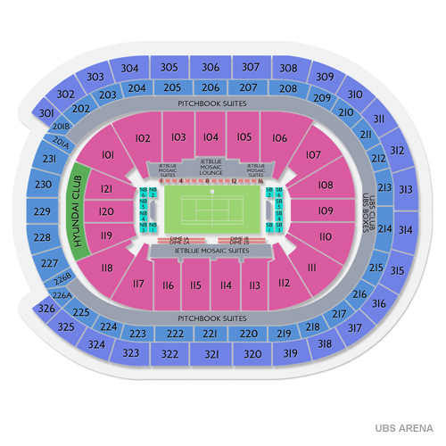 UBS Arena Venue Map