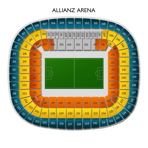 Stadion Munchen Allianz Arena Seating Chart Vivid Seats